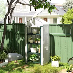 Foliovník se 4 policemi, 69 x 50 x 165 cm, bílý