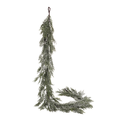 Vánoční girlanda Túje, 180 cm, ojíněná