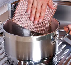 Měděný čistící hadřík, 3 ks