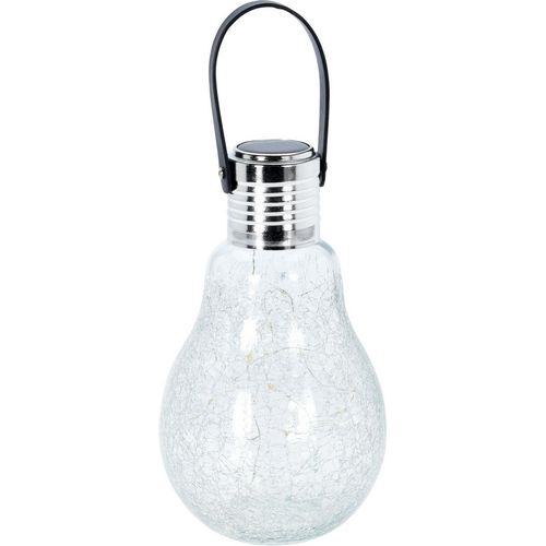 Solární LED osvětlení Žárovka, 7 x 26 cm, 30 LED, teplá bílá