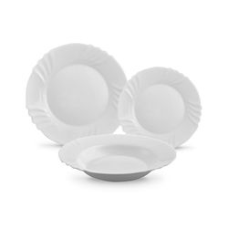 Bormioli Rocco 18dílná jídelní sada Ebro