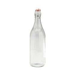 Skleněná láhev s clip uzávěrem, 1 l, 6 ks