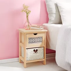 Dřevěná komoda Romantik, 30 x 41 x 25 cm