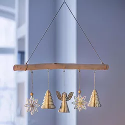 Dekorativní závěsný papírový andělíček, 3 ks